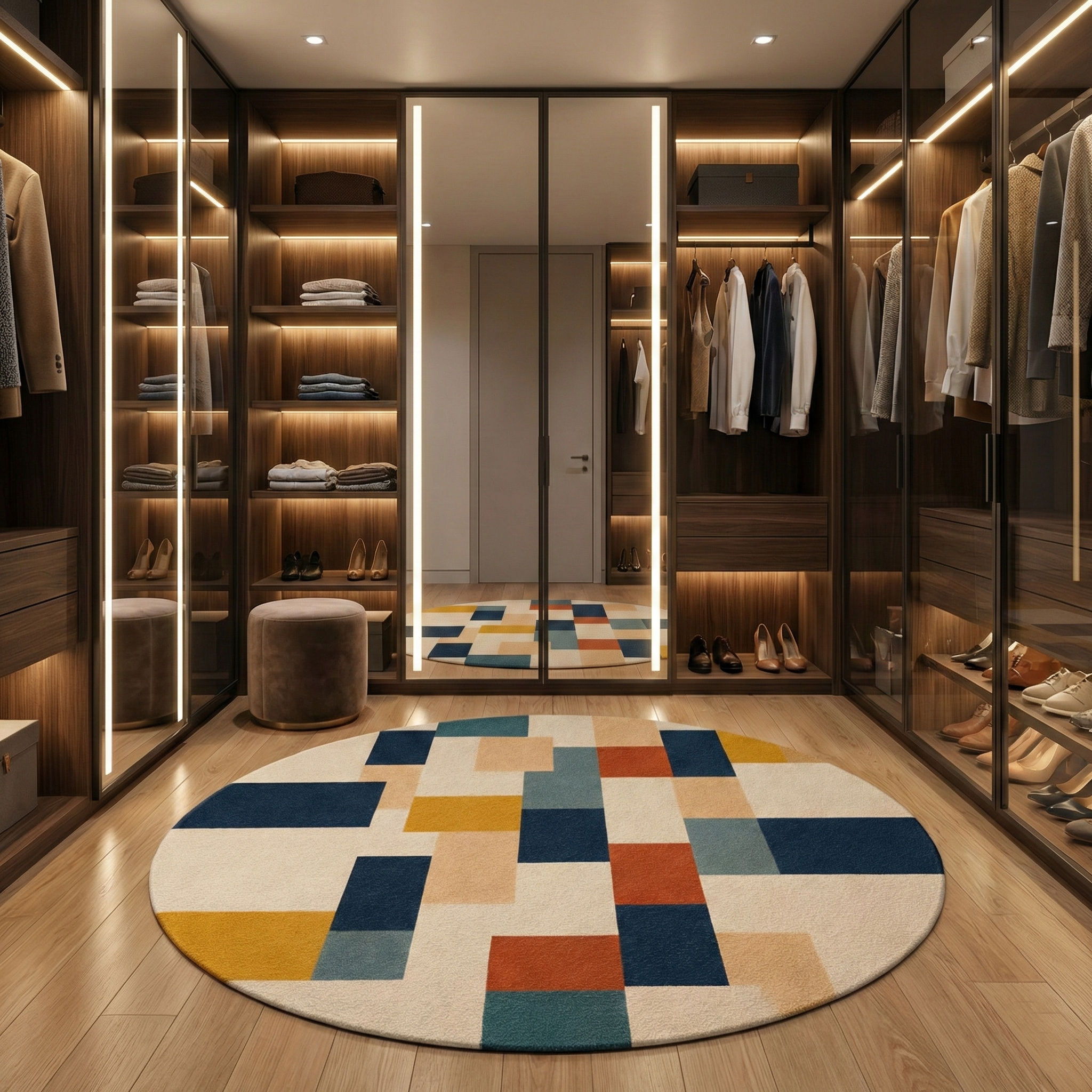 ZEK - Hand Tufted Geometric Carpet